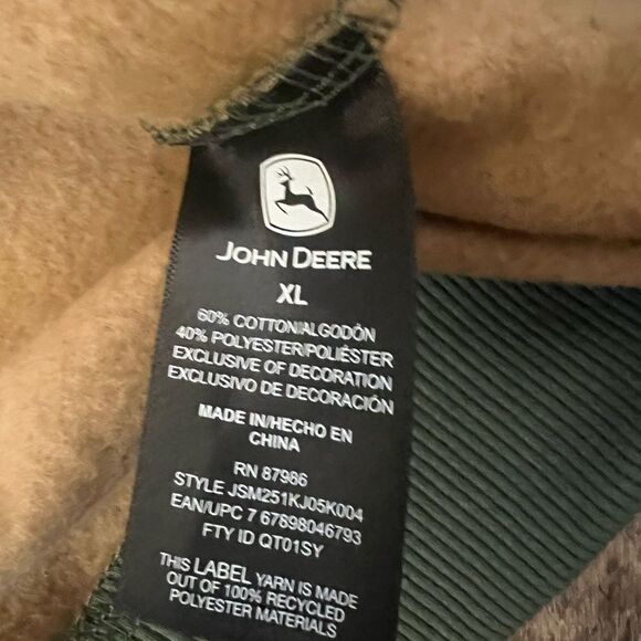 John Deere  Core Graphic Logo Hoodie Camo- Size XL - Picture 8 of 10